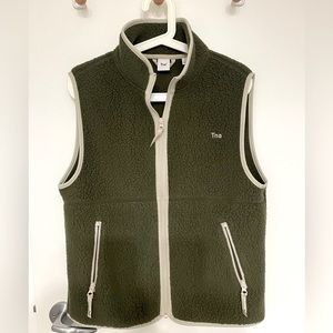 Tna Bigfoot polar vest green size small